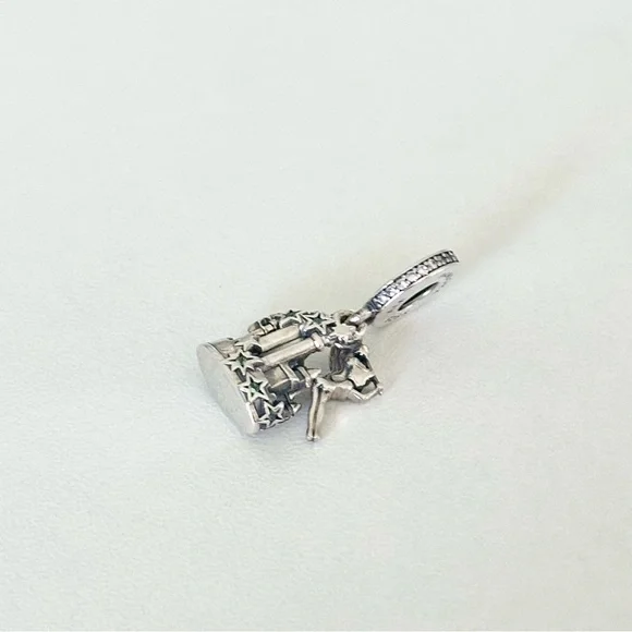 Pandora Disney Parks Tinkerbell Castle Walt Disney World Dangle Bead Charm